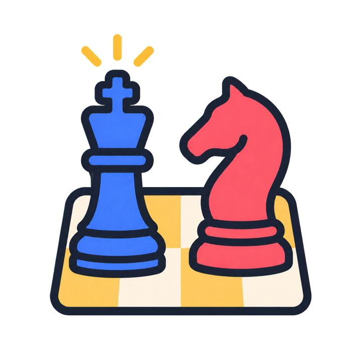 Chess game card artwork